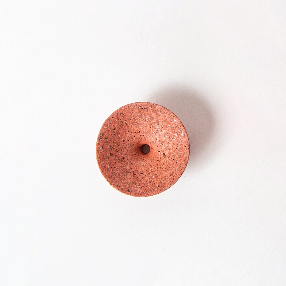 Pretti.Cool Dimple Wall Hook, Small | Coral Terrazzo - lily & onyx