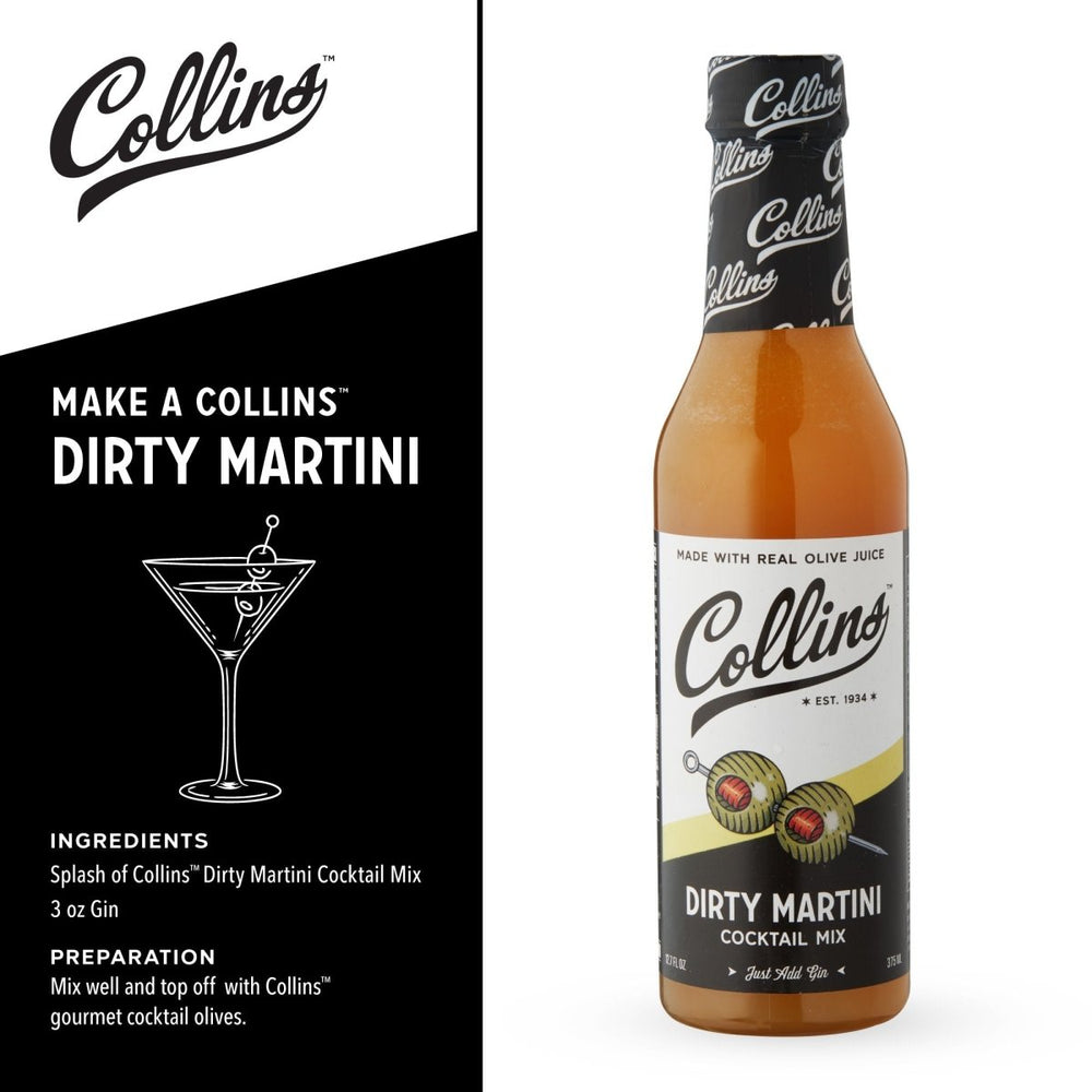 
                      
                        Collins Dirty Martini Mix, 12.7 oz - lily & onyx
                      
                    