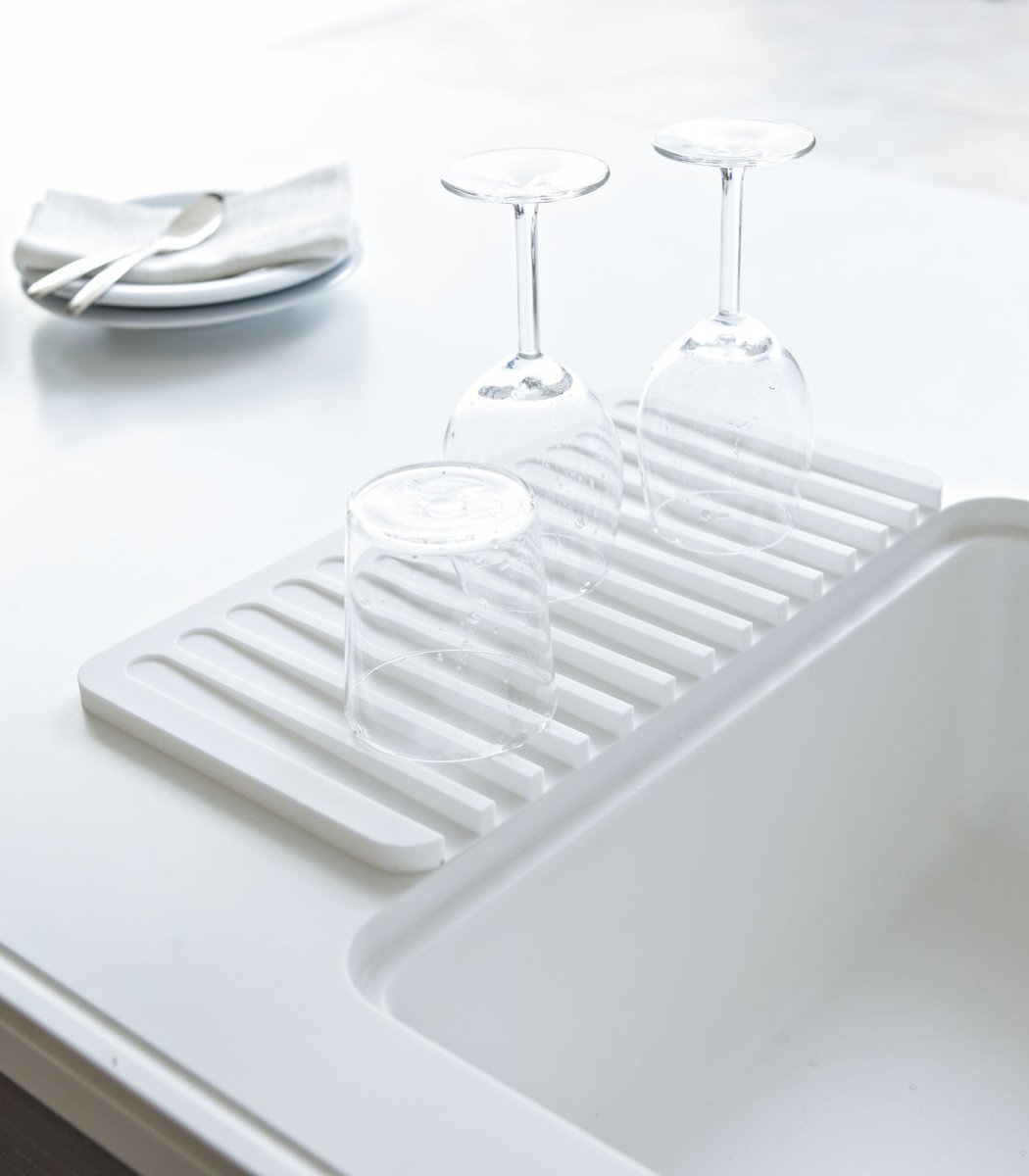 Yamazaki Home Dish Drainer Tray - Silicone - lily & onyx