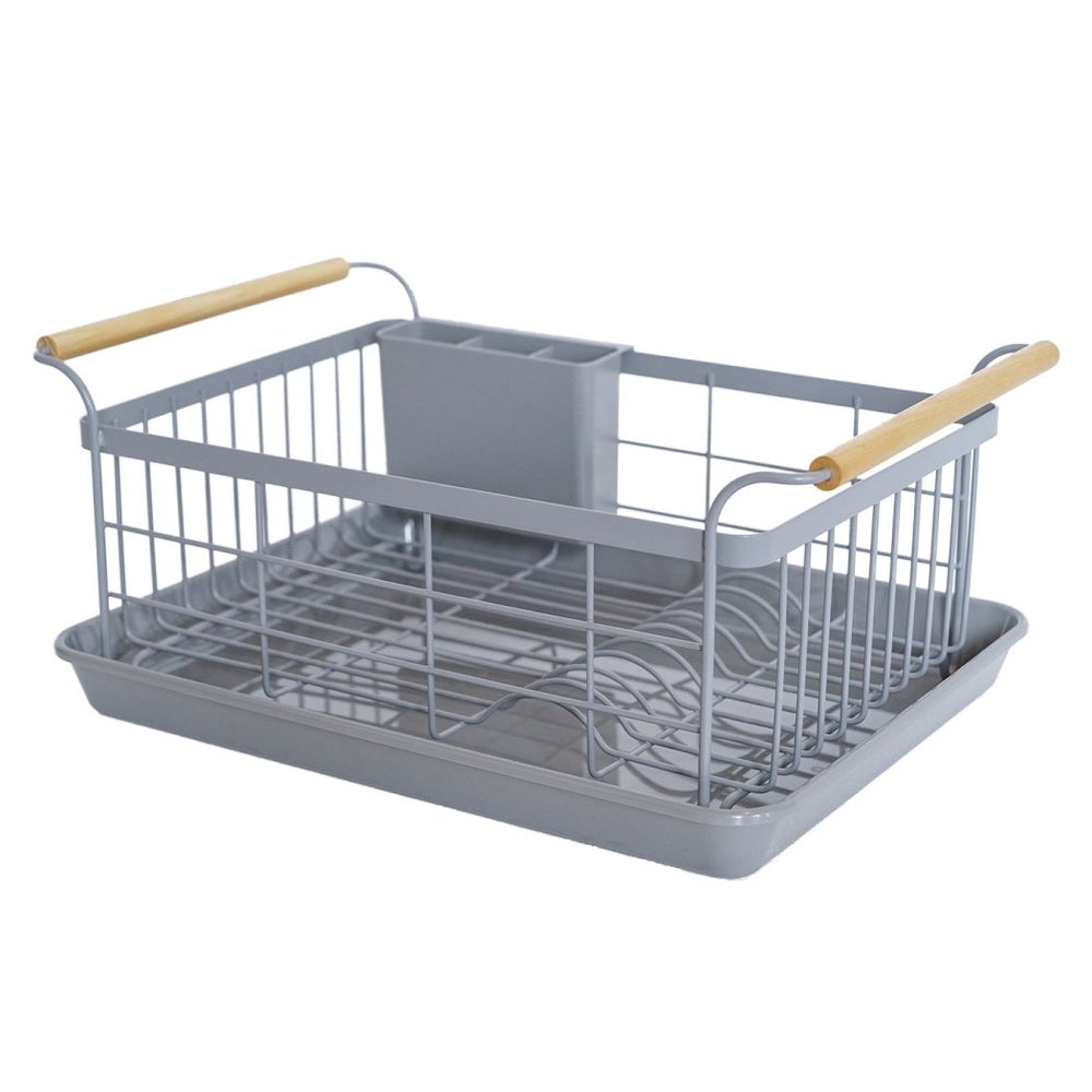 
                      
                        Yamazaki Home Dish Rack - Steel + Wood - lily & onyx
                      
                    