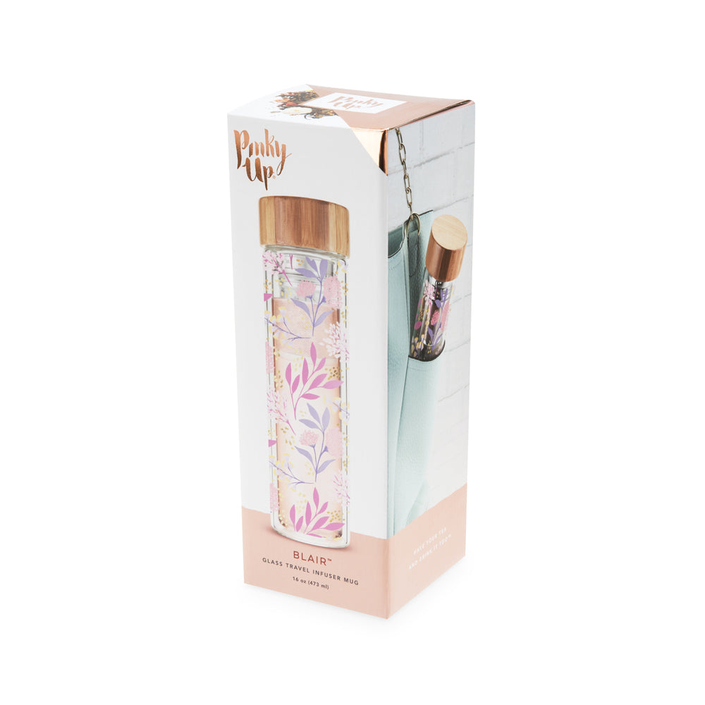 
                      
                        Blair: Botanical Bliss Glass Travel Infuser Mug
                      
                    