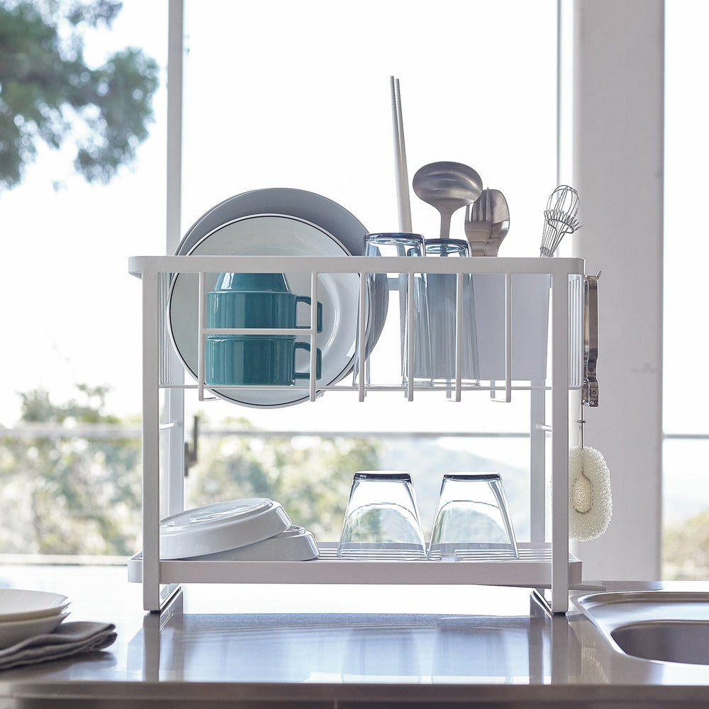 
                      
                        Two-Tier Wire Dish Rack
                      
                    