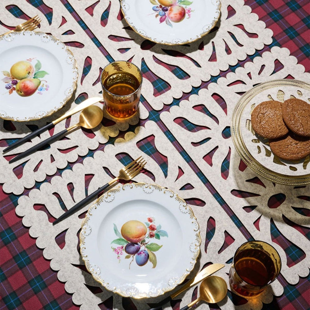 
                      
                        ATELIER SAUCIER Doily Felt Placemat - lily & onyx
                      
                    