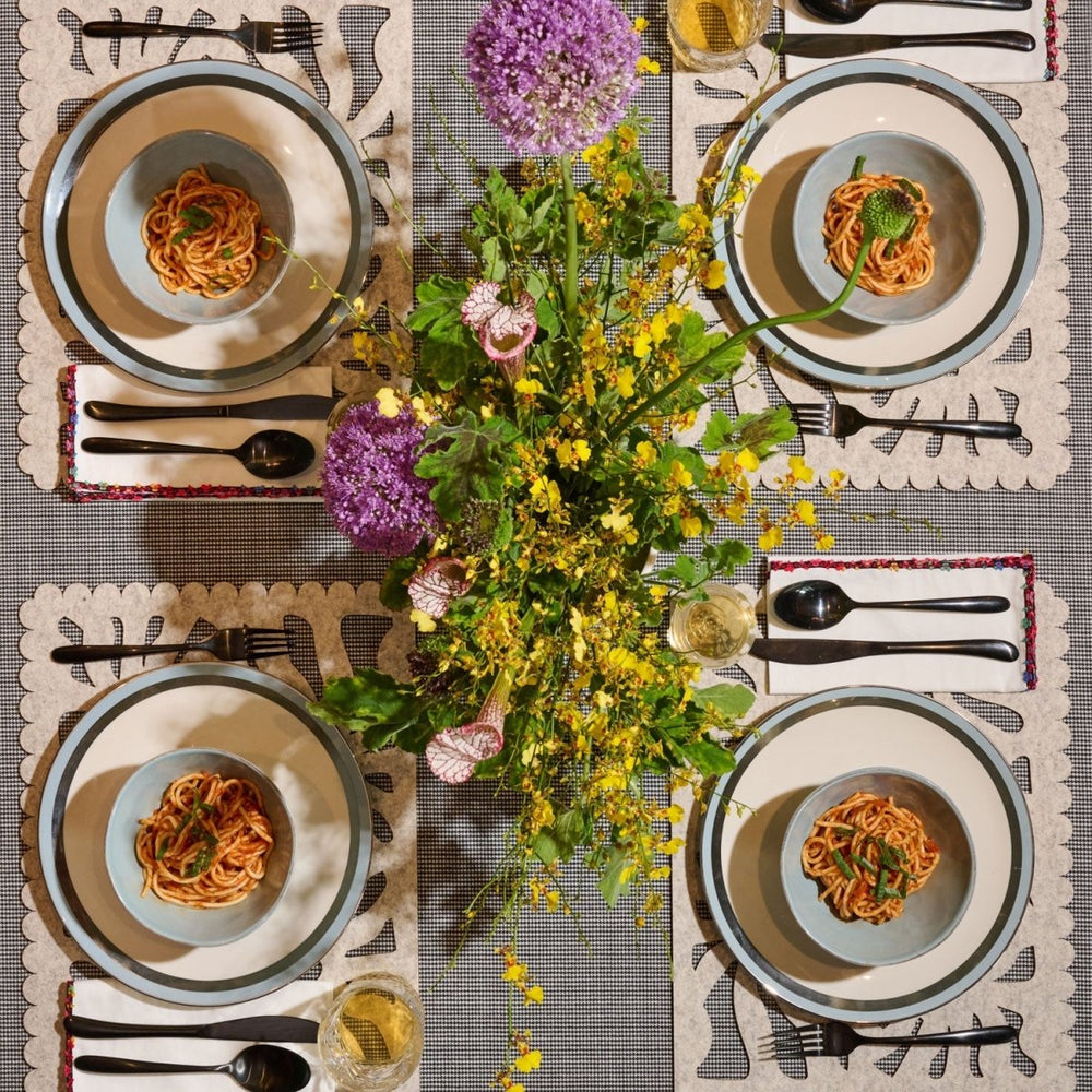 
                      
                        ATELIER SAUCIER Doily Felt Placemat - lily & onyx
                      
                    