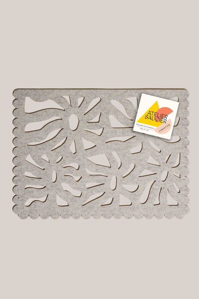 
                      
                        ATELIER SAUCIER Doily Felt Placemat - lily & onyx
                      
                    