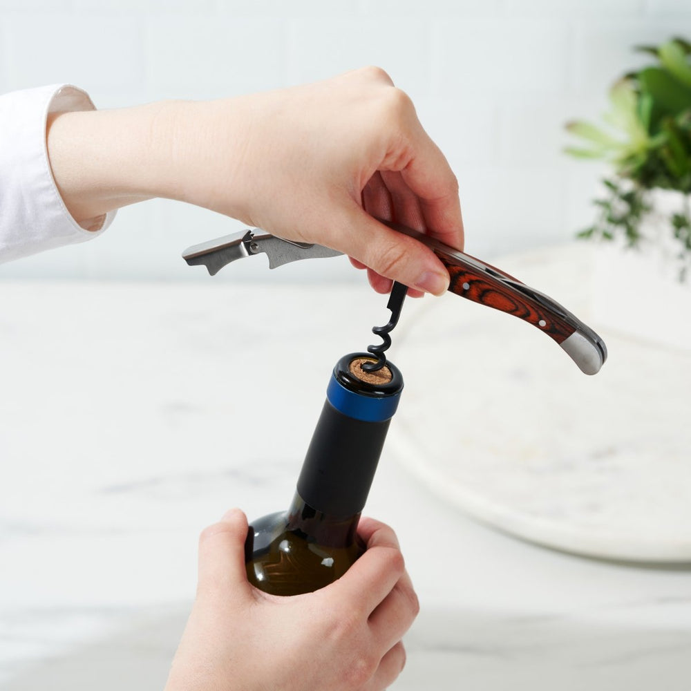 
                      
                        True Double - Hinged Waiter's Corkscrew with Wood Handle - lily & onyx
                      
                    