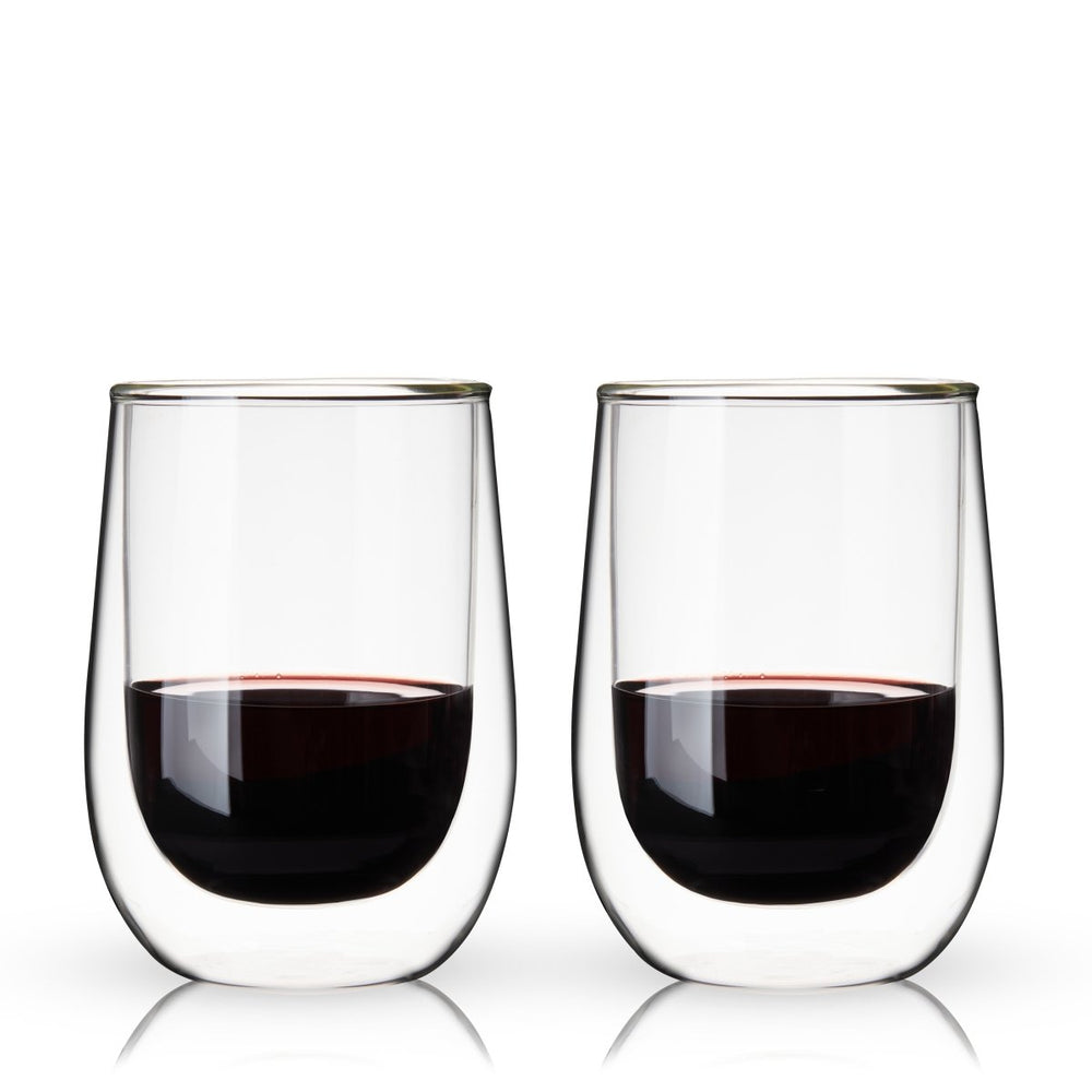 
                      
                        True Double Walled 10 oz Stemless Wine Glasses, Set of 2 - lily & onyx
                      
                    