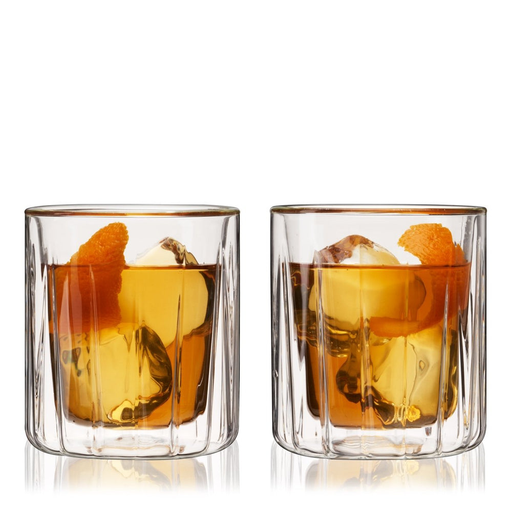 
                      
                        Viski Double - Walled Rocks Glasses, Set of 2 - lily & onyx
                      
                    