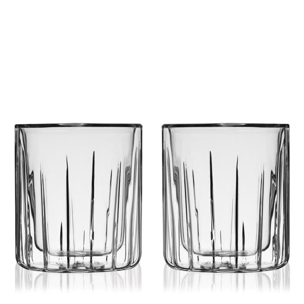 Viski Double - Walled Rocks Glasses, Set of 2 - lily & onyx