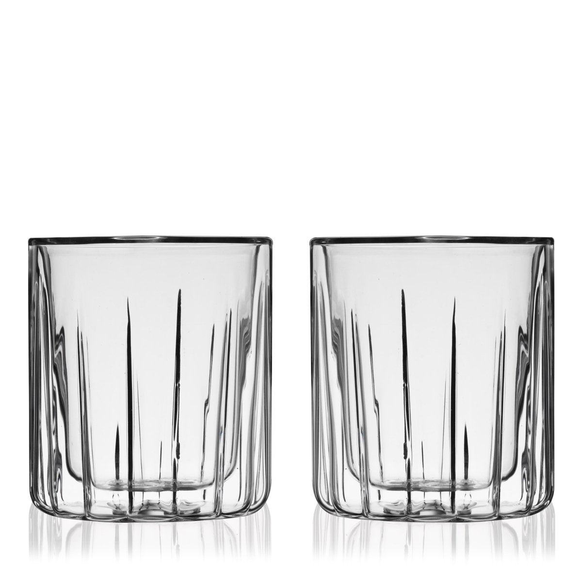 Viski Double - Walled Rocks Glasses, Set of 2 - lily & onyx