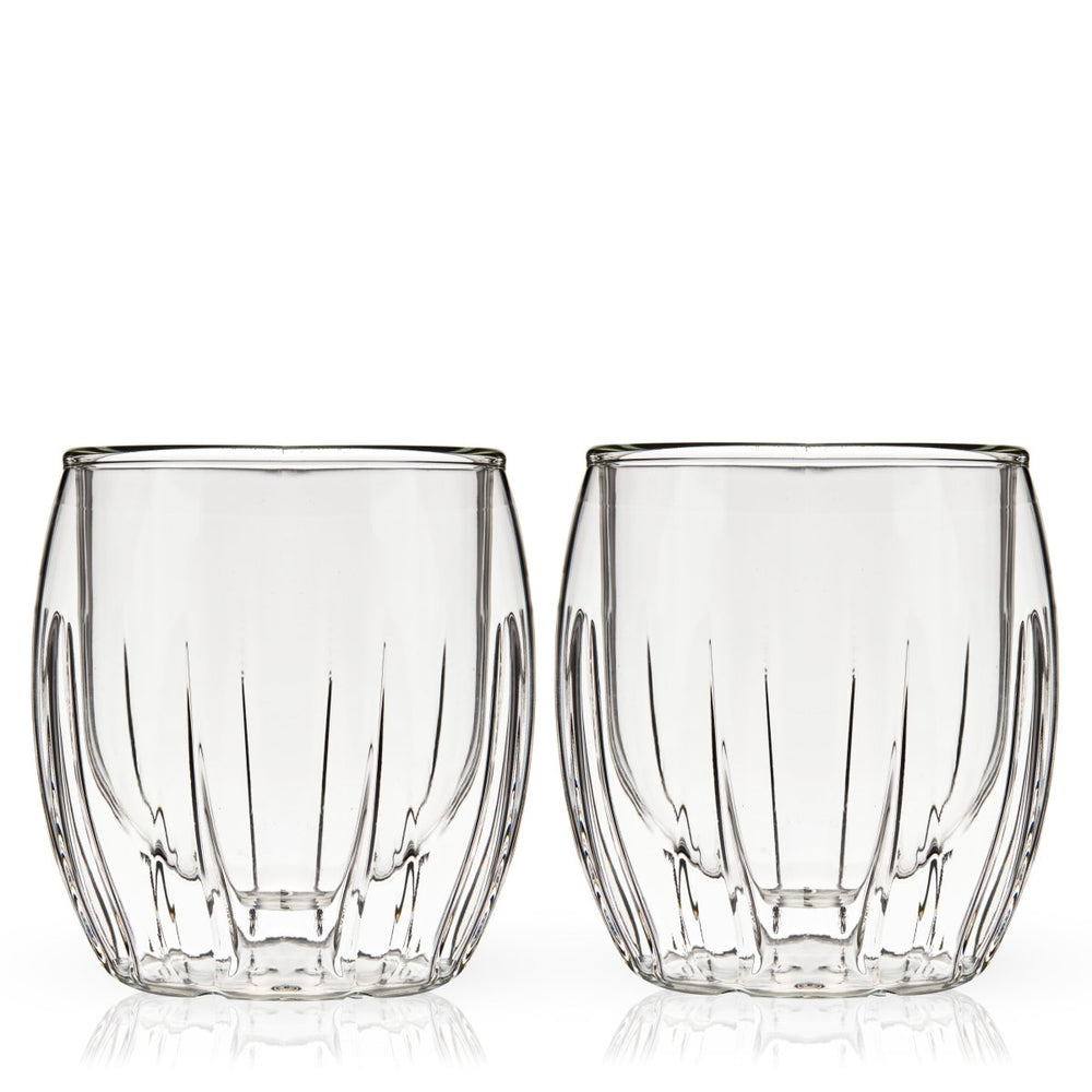 Viski Double - Walled Spirits Glasses, Set of 2 - lily & onyx