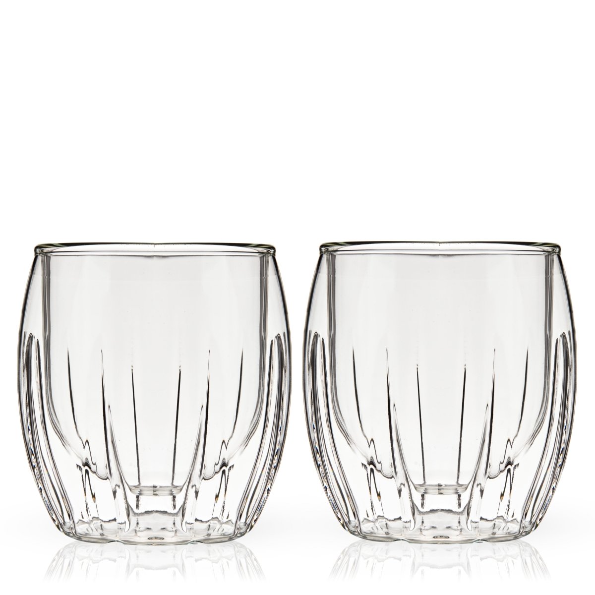 Viski Double - Walled Spirits Glasses, Set of 2 - lily & onyx