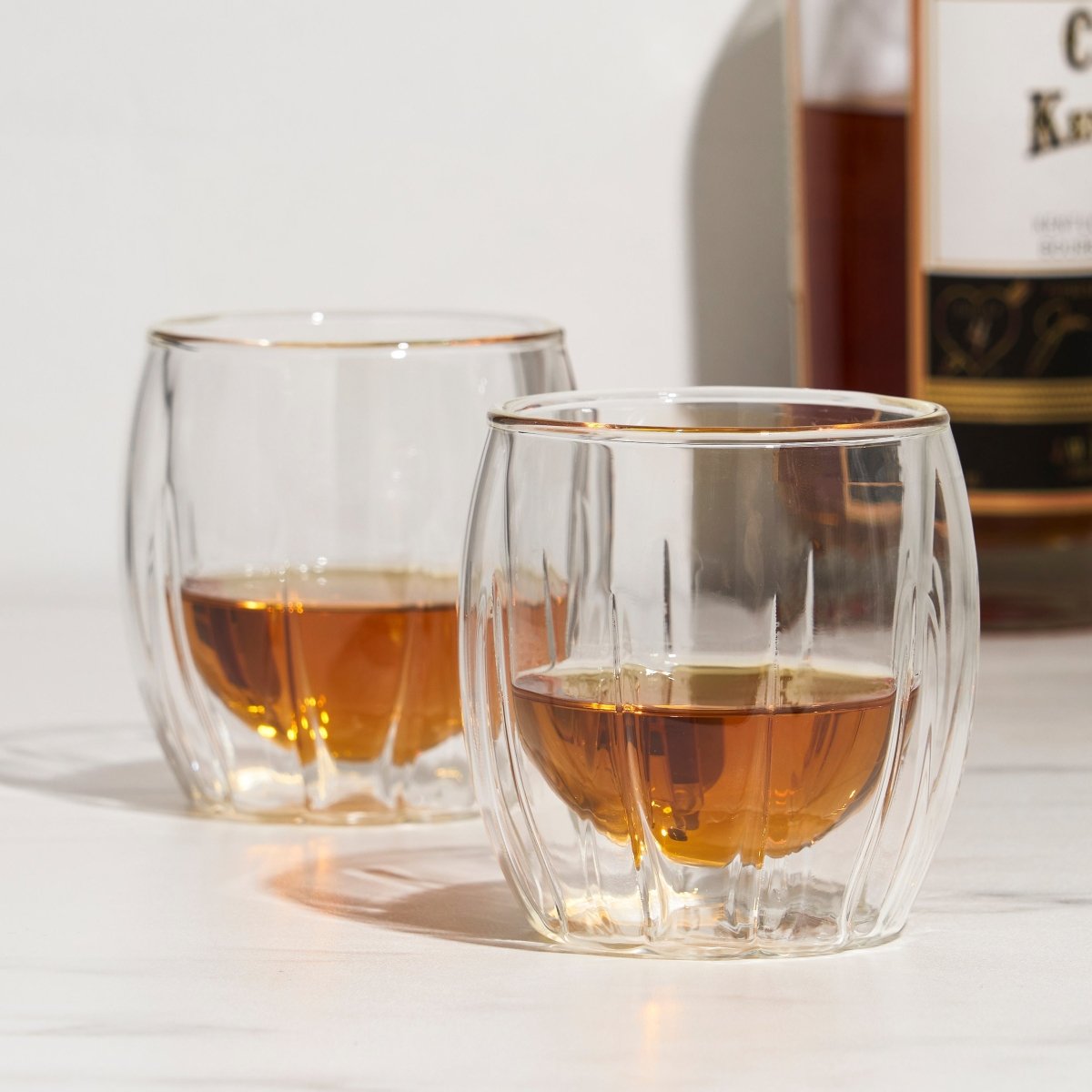 Viski Double - Walled Spirits Glasses, Set of 2 - lily & onyx