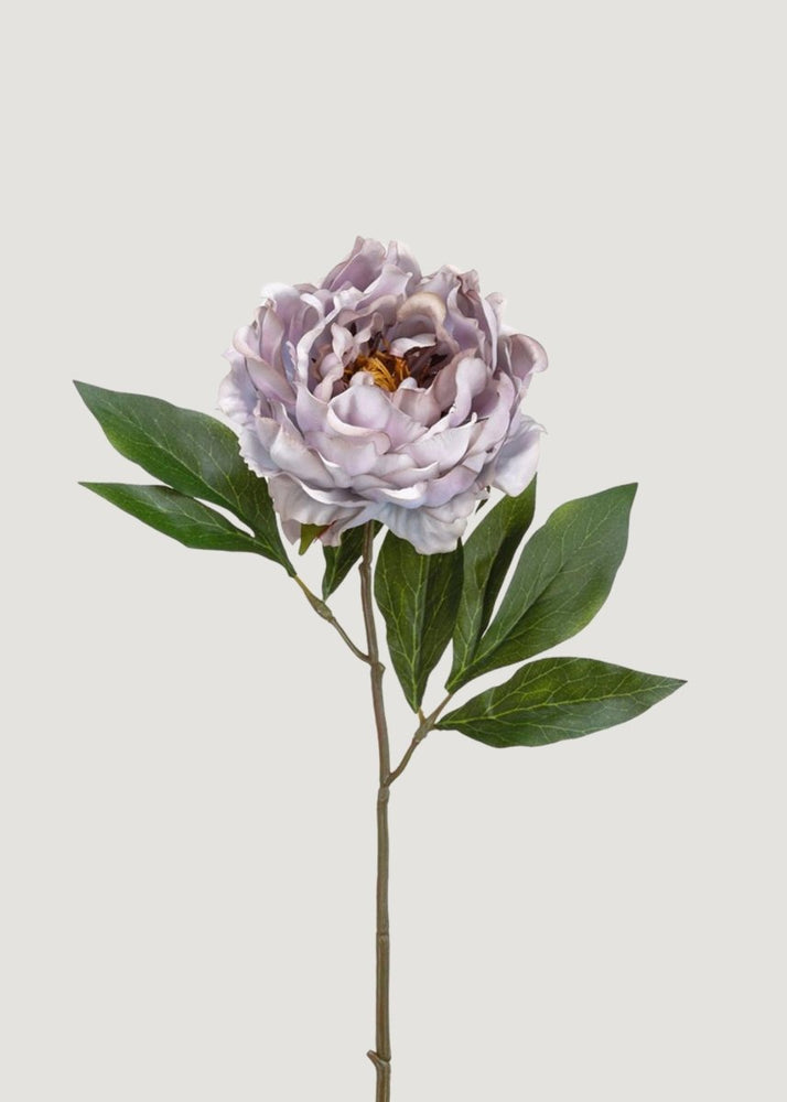 Afloral Dull Lavender Artificial Peony Flower - 18.5" - lily & onyx