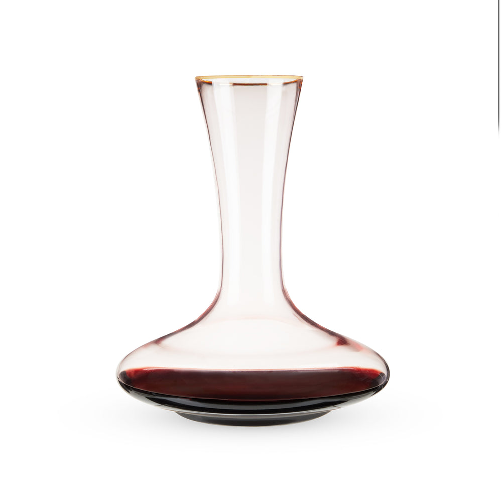 
                      
                        Rose Crystal Decanter with Gold Rim
                      
                    