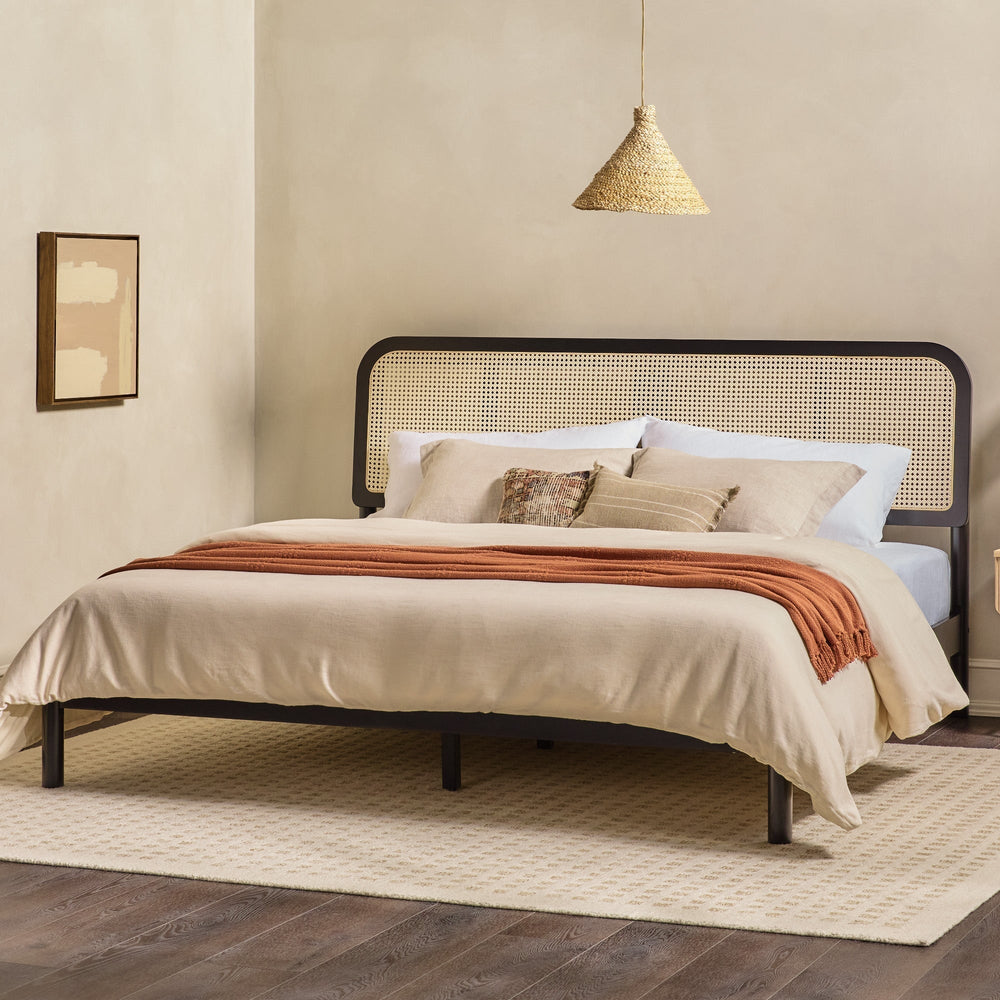 
                      
                        Neru Boho Curved Rattan-Headboard Bed Collection (Queen or King)
                      
                    