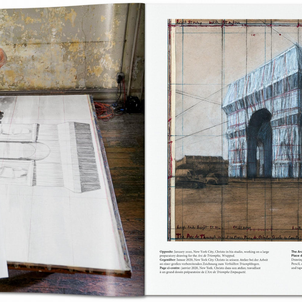Christo and Jeanne-Claude. L’Arc de Triomphe, Wrapped (German, French, English)