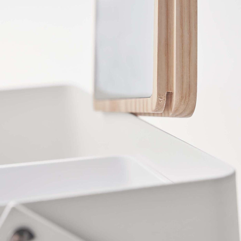 
                      
                        Makeup Organizer with Mirror
                      
                    