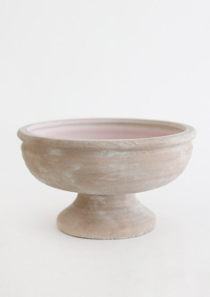 
                      
                        Afloral Earthy Mauve Ceramic Compote Bowl - 10.25" Wide - lily & onyx
                      
                    