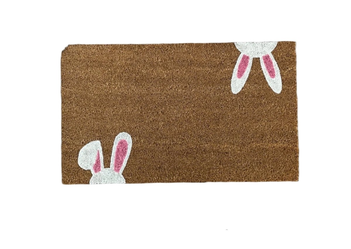 Nickel Designs Custom Doormats Easter Bunny Ears Doormat - lily & onyx