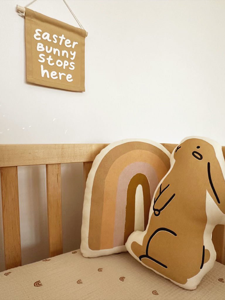 Imani Collective Easter Bunny Stops Here Hang Sign - lily & onyx