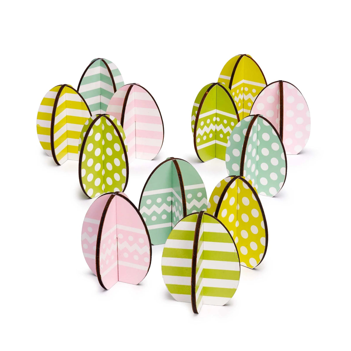 texxture Easterly™ Laser Cut Wood Decorations, Set of 12 - lily & onyx