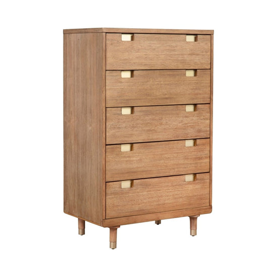 Alpine Furniture Easton Five Drawer Chest - lily & onyx