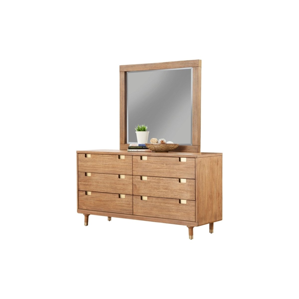 Alpine Furniture Easton Six Drawer Dresser - lily & onyx