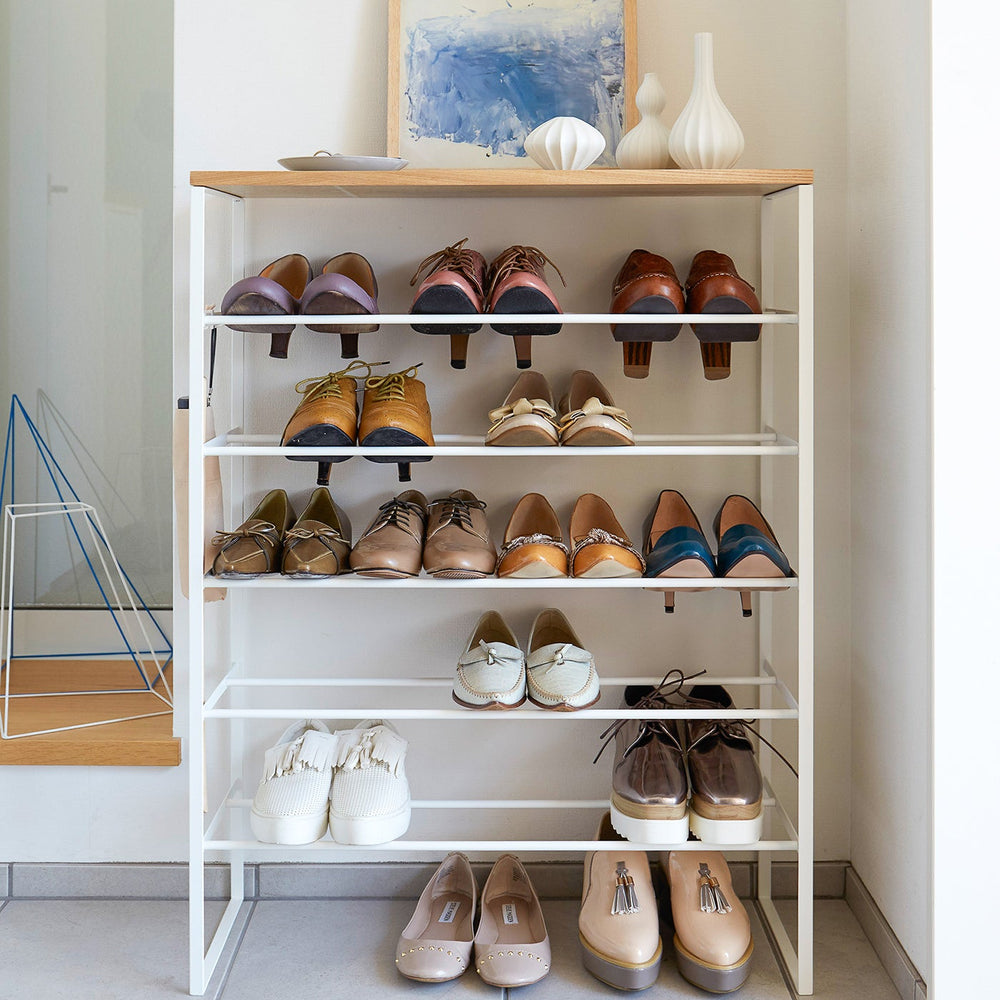 
                      
                        Six-Tier Shoe Rack, 34" H
                      
                    