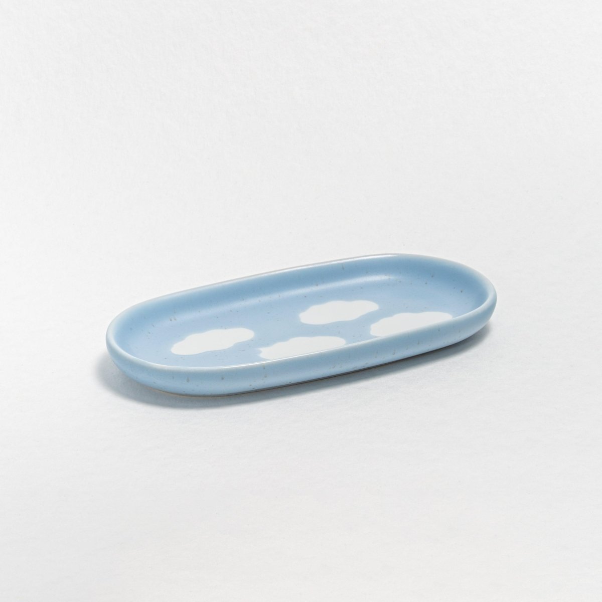 Egg Back Home Cloud Collection Blue Ceramic Mini Serving Tray