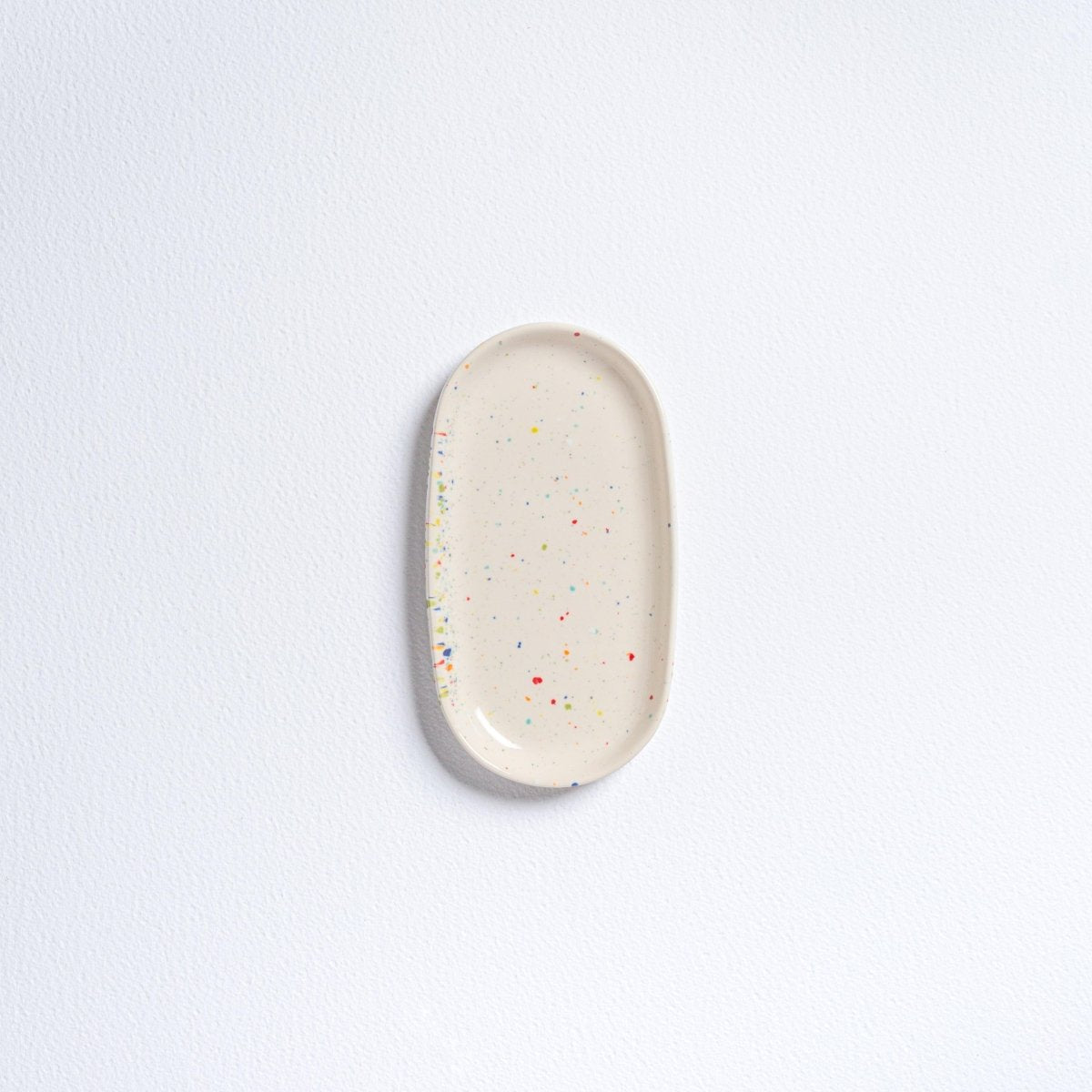 Egg Back Home Party Collection Ceramic Mini Serving Tray, White