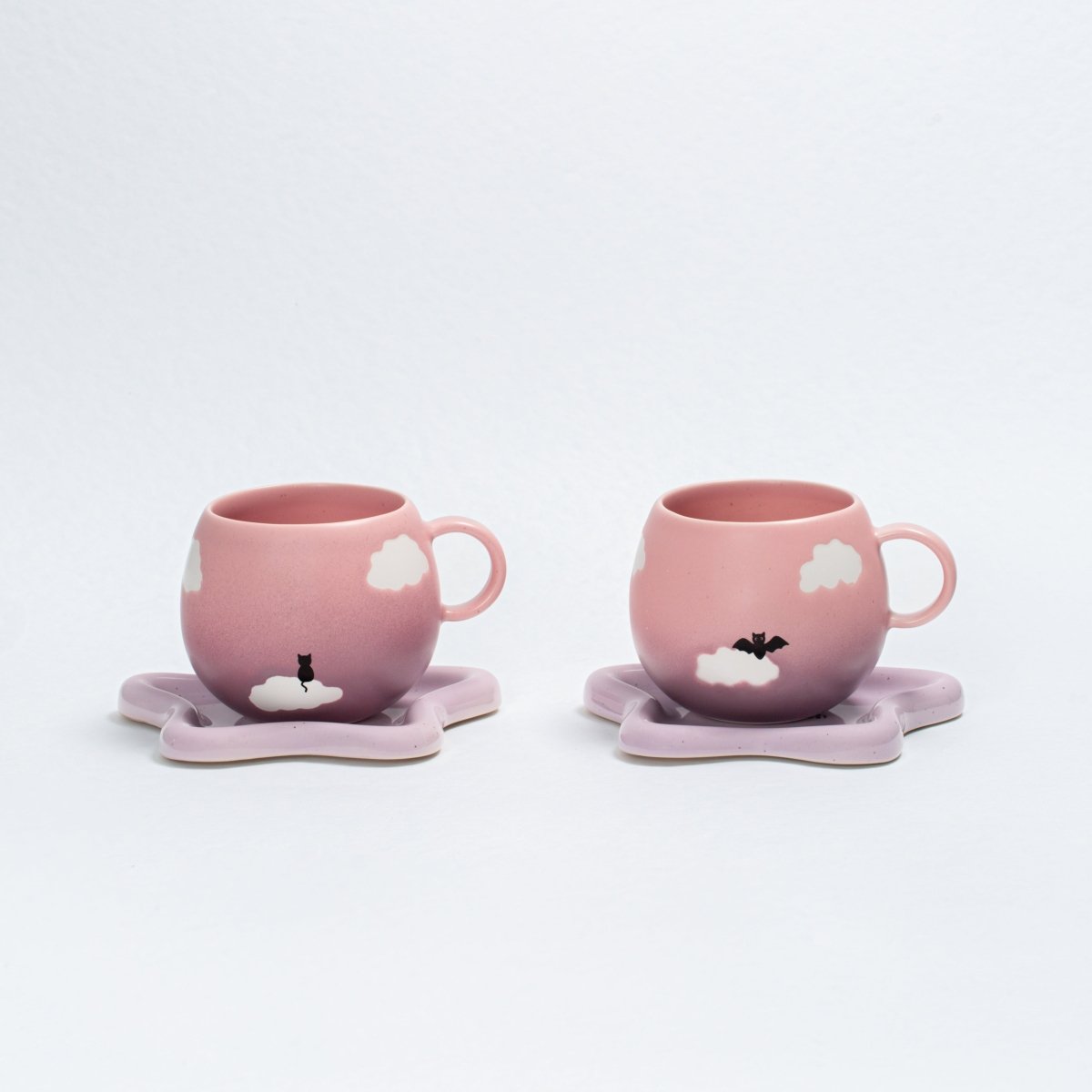 Egg Back Home Pink Cloud Party Ball Mug 17oz / 500ml - Halloween Meow