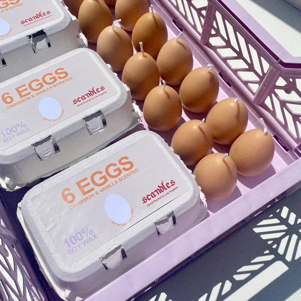 
                      
                        Scandles Egg Candles - 6 Pack Box - lily & onyx
                      
                    