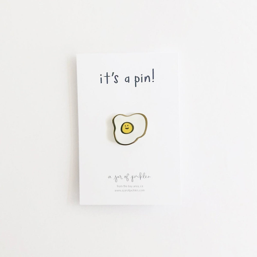 A Jar of Pickles Egg Pin - lily & onyx