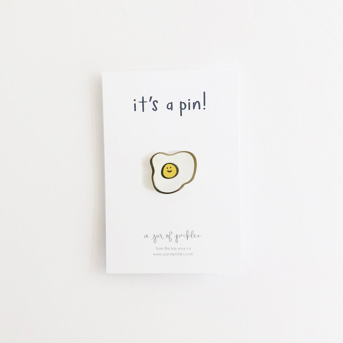 A Jar of Pickles Egg Pin - lily & onyx