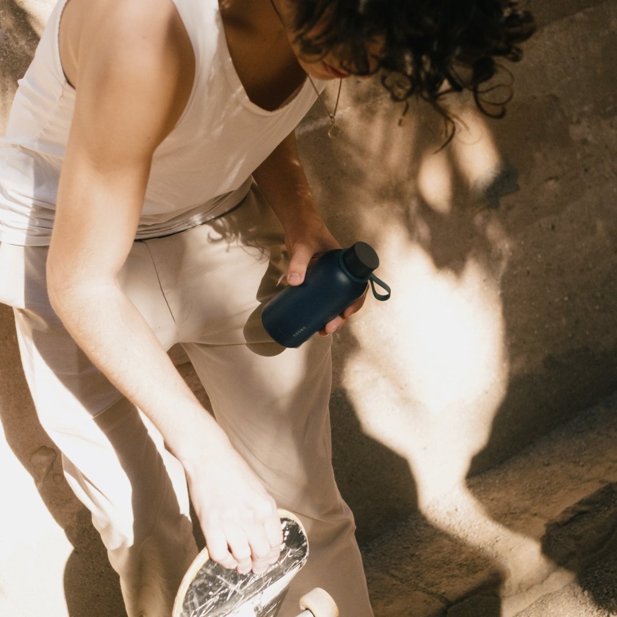 EKOBO 16oz Insulated Stainless Steel Water Bottle - Midnight Blue