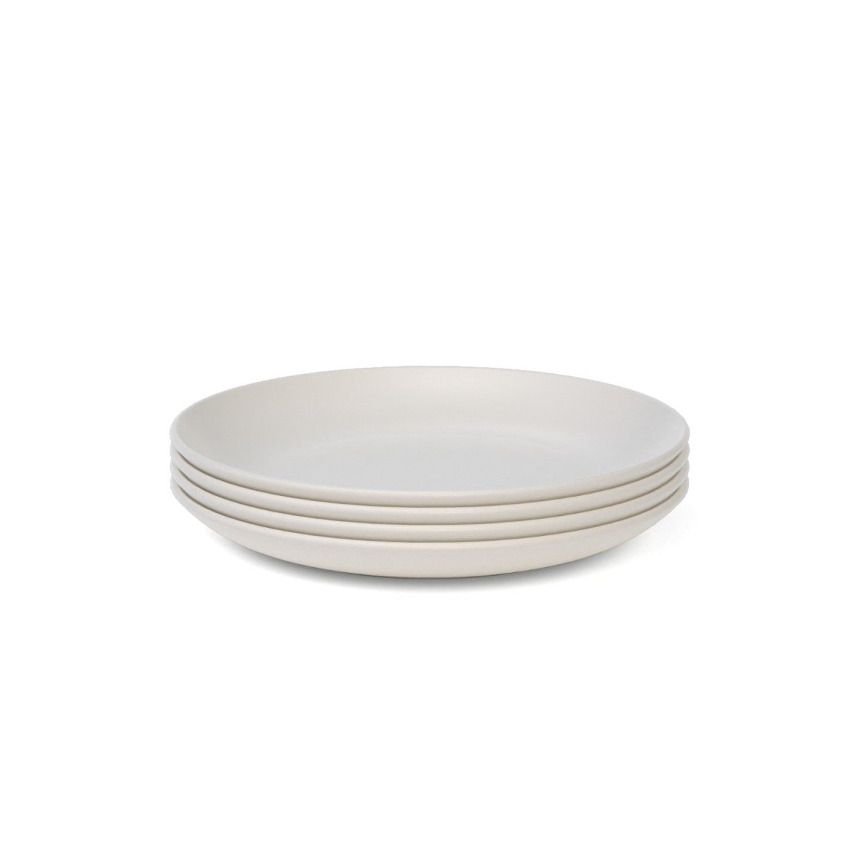 EKOBO 8 " Round Side Plate, Set of 4 - Off White