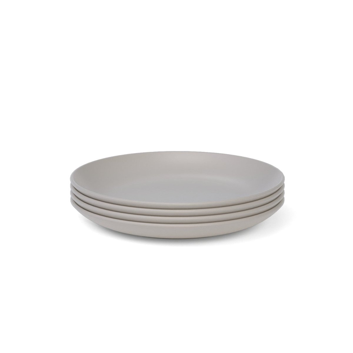 EKOBO 8 " Round Side Plate, Set of 4 - Stone