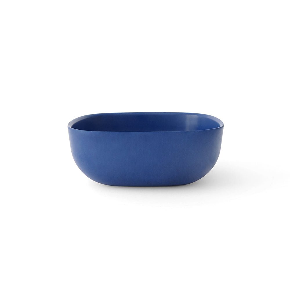 EKOBO Bamboo Cereal Bowl - 4 Piece Set - Royal Blue