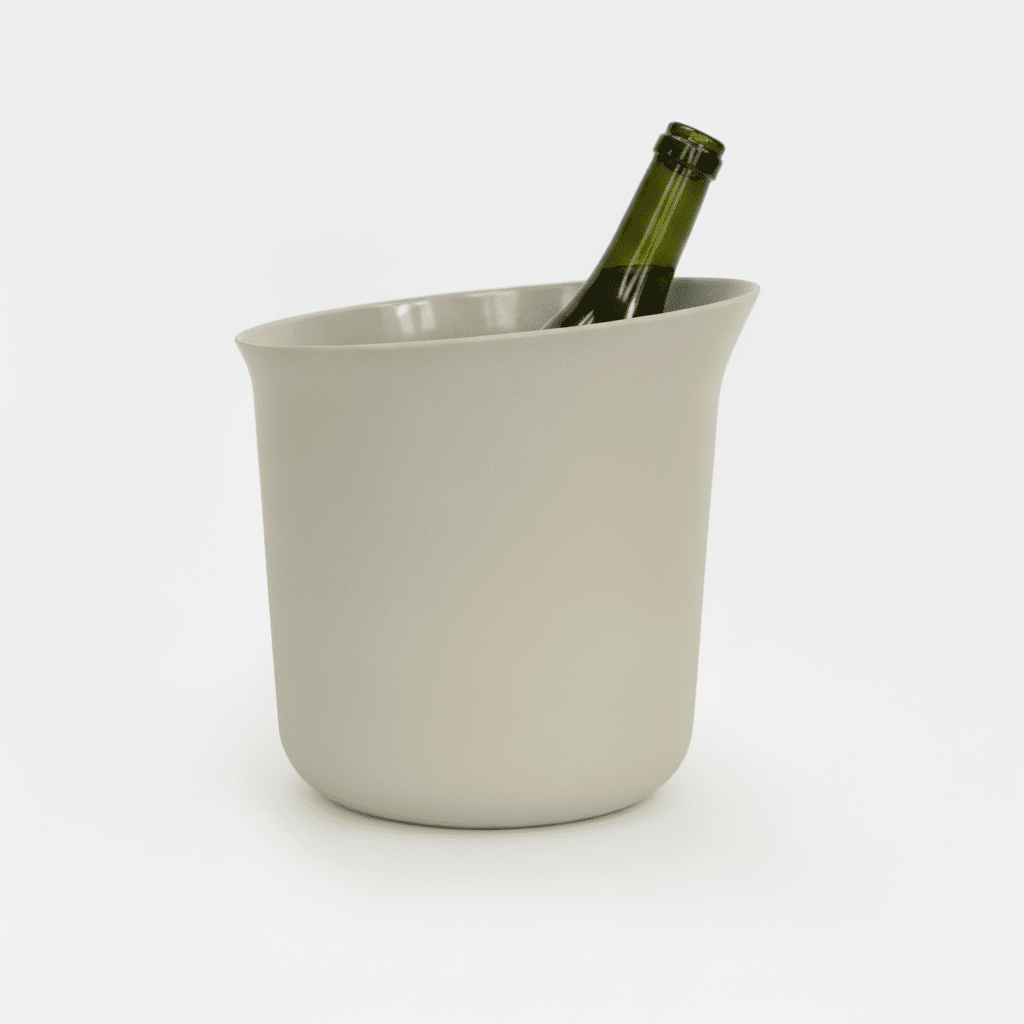 EKOBO Bamboo Champagne & Wine Bucket, Stone