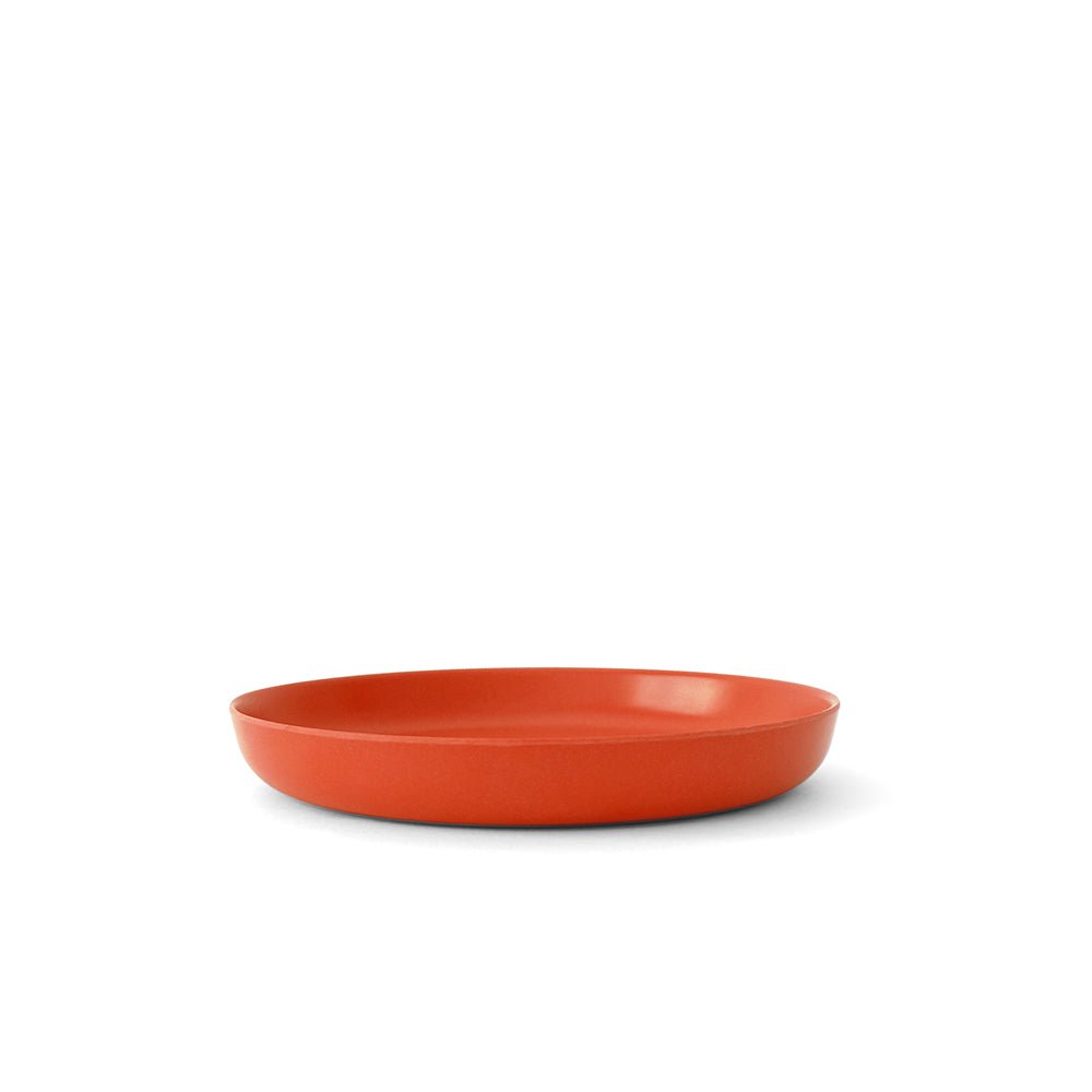 EKOBO Bamboo Kids Plate - Set of 4 - Persimmon