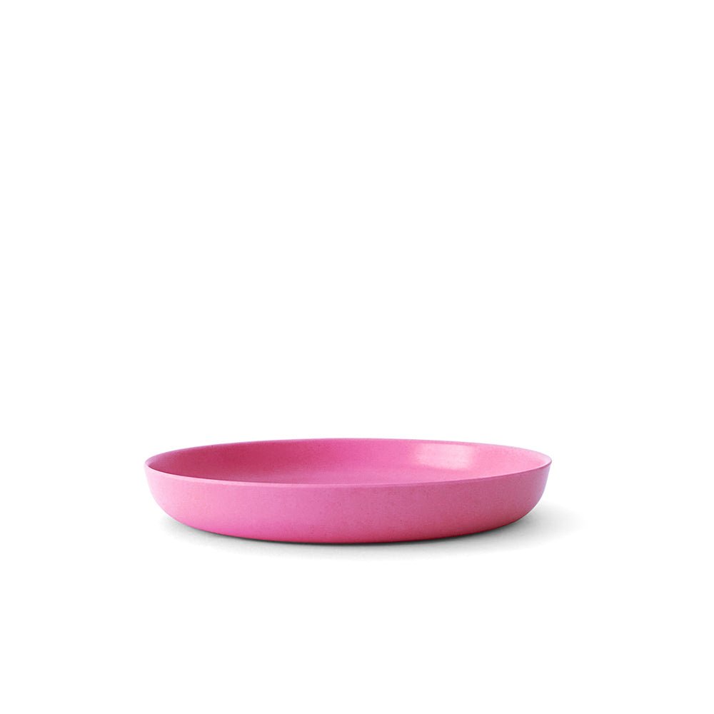 EKOBO Bamboo Kids Plate - Set of 4 - Rose