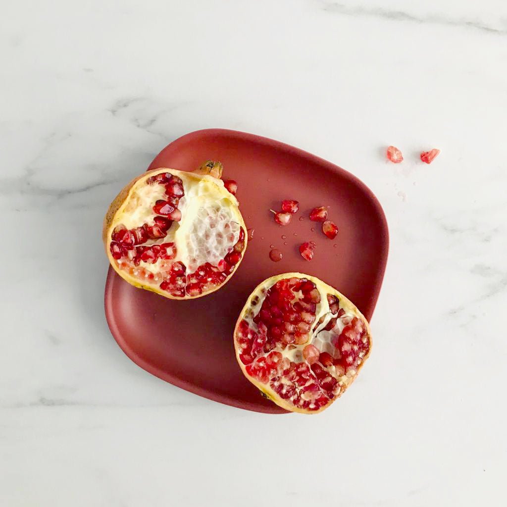 EKOBO Bamboo Side Plate - 4 Piece Set - Spice