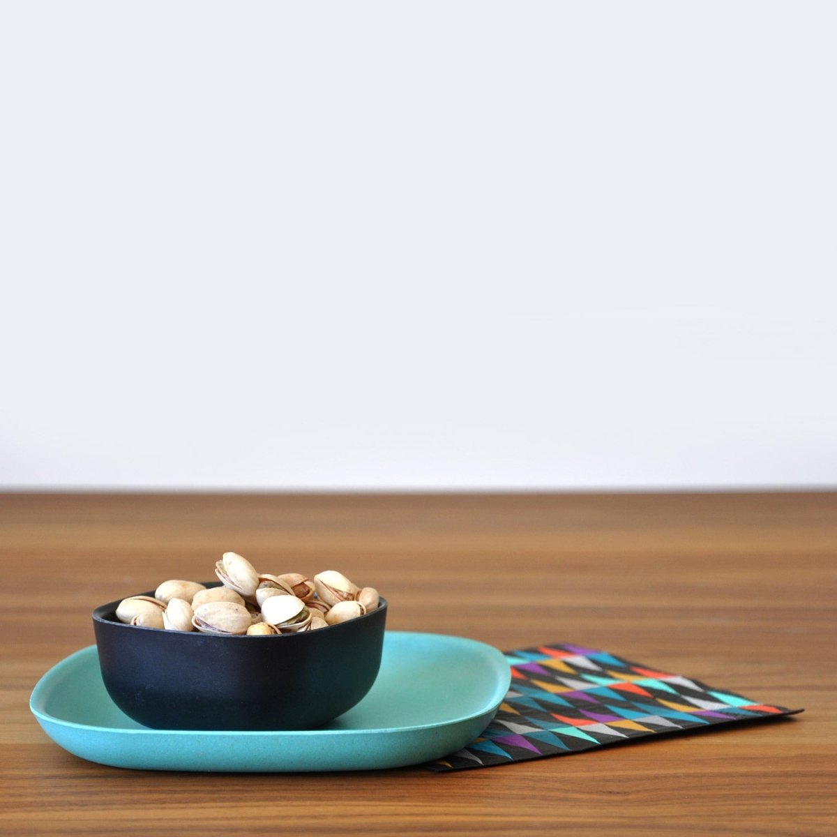 EKOBO Bamboo Small Bowl - 4 Piece Set - Black