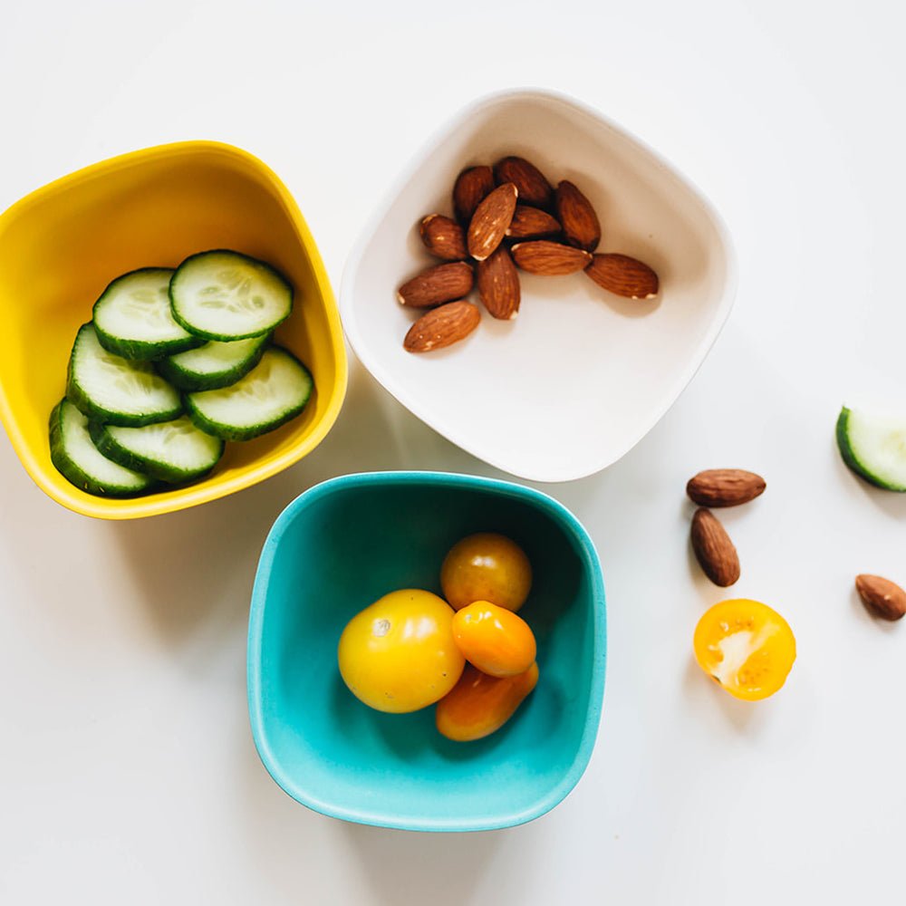 EKOBO Bamboo Small Bowl - 4 Piece Set - Lagoon