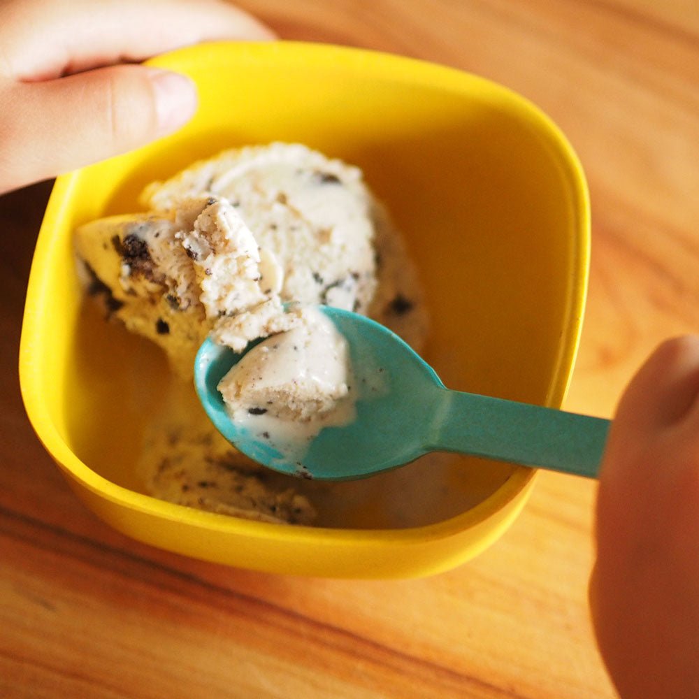 EKOBO Bamboo Small Bowl - 4 Piece Set - Lemon