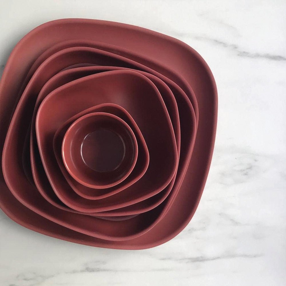 EKOBO Bamboo Small Bowl - 4 Piece Set - Spice