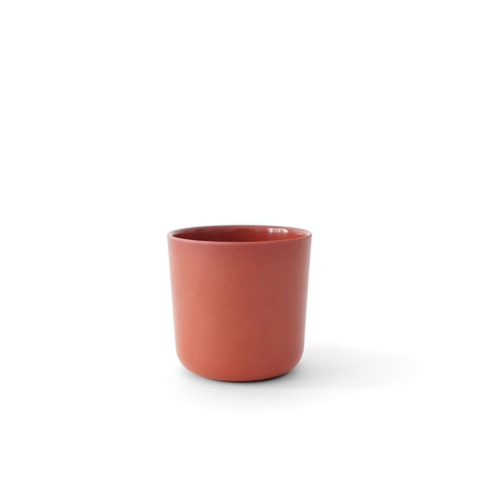 EKOBO Bamboo Small Cup, 4 Piece Set - Terracotta