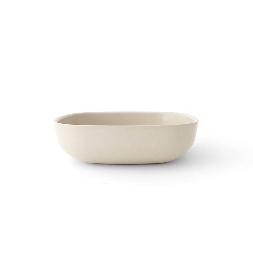 EKOBO Bamboo Solo Salad Bowl, Set of 4 - Off - White