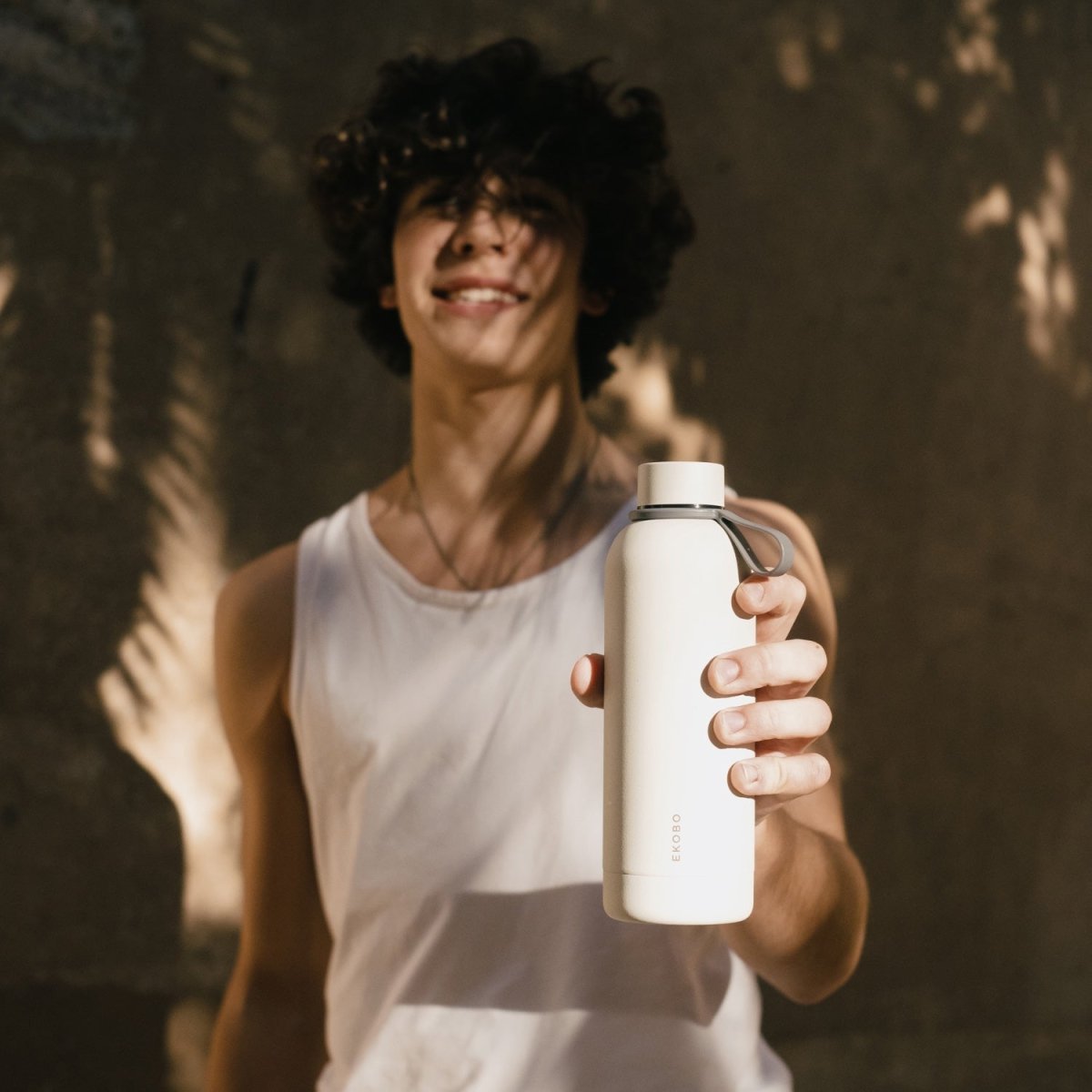 EKOBO EKOBO 16oz Insulated Stainless Steel Water Bottle - Cloud Matte